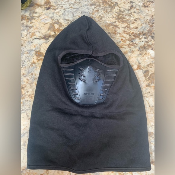 2 one SZ Men’s thermal fleece ski masks NEW, one w airflow filter for warmth. - Picture 2 of 13